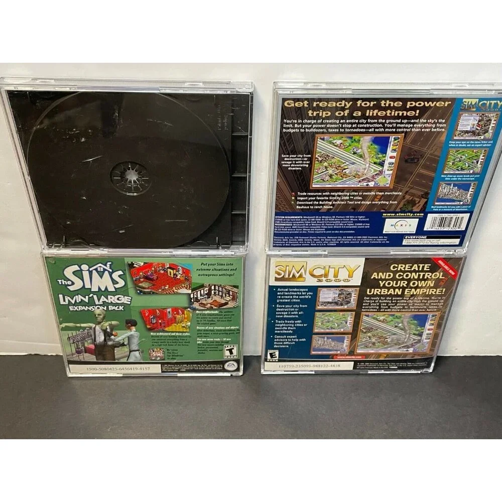 The Sims PC CD Rom video game Hot Date Coaster 3000 Windows 95/98 EA Sports